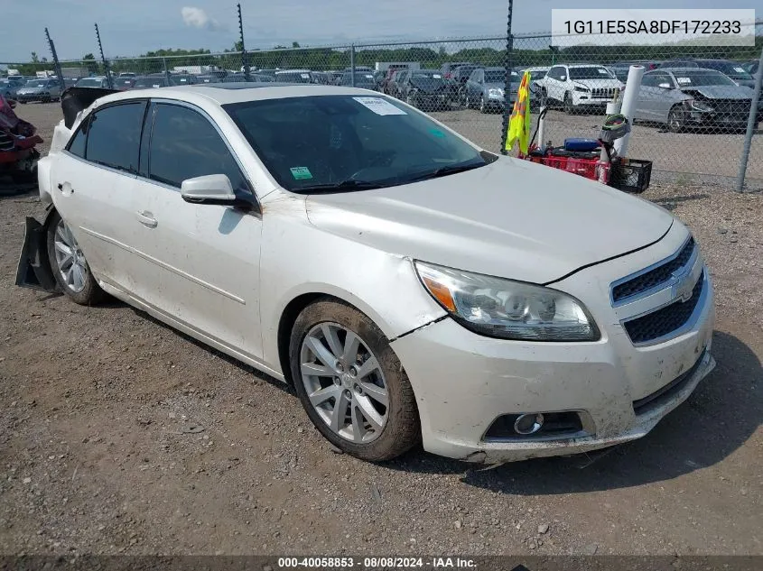 2013 Chevrolet Malibu 2Lt VIN: 1G11E5SA8DF172233 Lot: 40058853