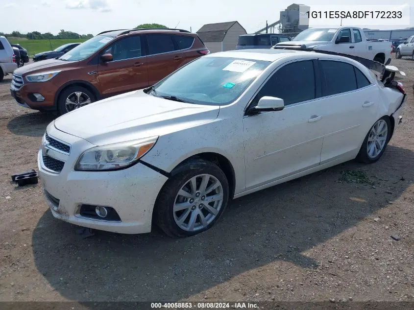 2013 Chevrolet Malibu 2Lt VIN: 1G11E5SA8DF172233 Lot: 40058853