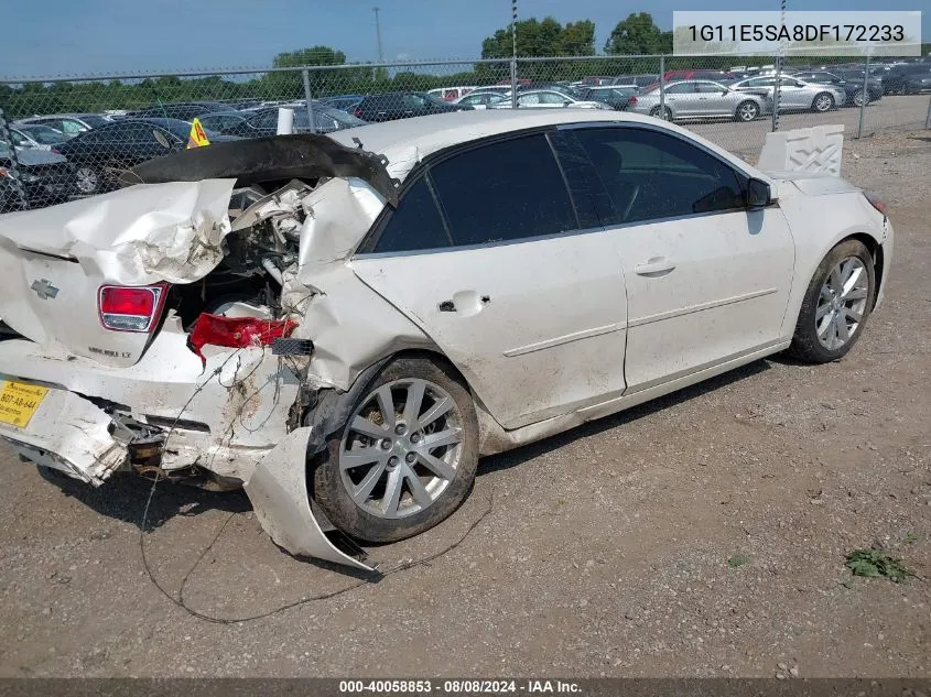 2013 Chevrolet Malibu 2Lt VIN: 1G11E5SA8DF172233 Lot: 40058853