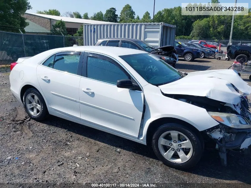 2013 Chevrolet Malibu 1Ls VIN: 1G11B5SA0DF343288 Lot: 40100117