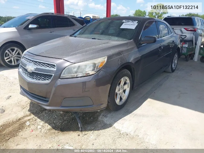 2013 Chevrolet Malibu 1Ls VIN: 1G11B5SA1DF132214 Lot: 40102883