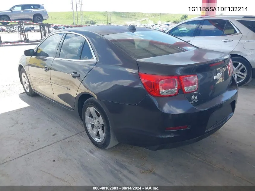 2013 Chevrolet Malibu 1Ls VIN: 1G11B5SA1DF132214 Lot: 40102883