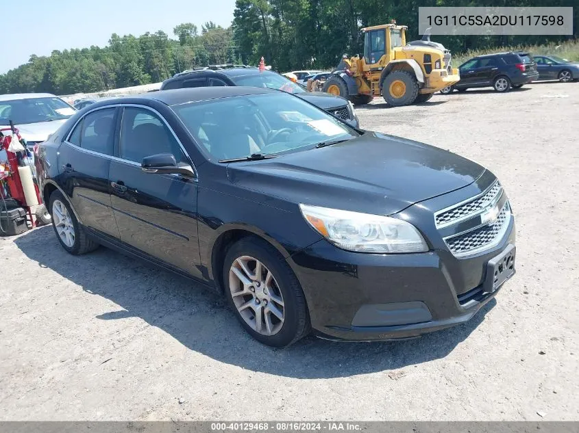 2013 Chevrolet Malibu 1Lt VIN: 1G11C5SA2DU117598 Lot: 40129468