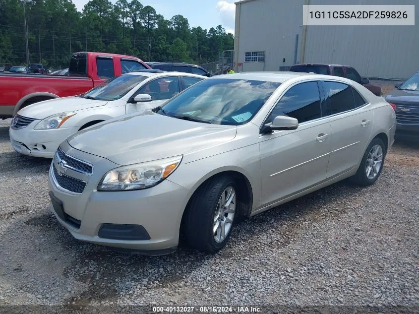 2013 Chevrolet Malibu 1Lt VIN: 1G11C5SA2DF259826 Lot: 40132027