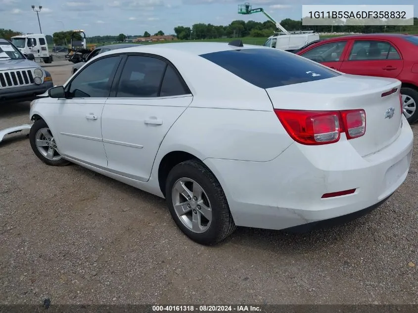 2013 Chevrolet Malibu 1Ls VIN: 1G11B5SA6DF358832 Lot: 40161318