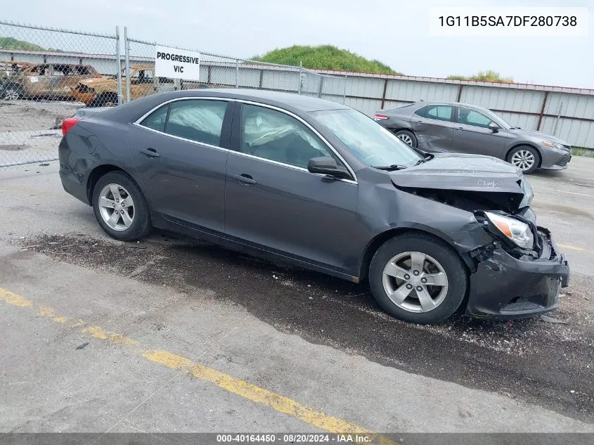 2013 Chevrolet Malibu 1Ls VIN: 1G11B5SA7DF280738 Lot: 40164450