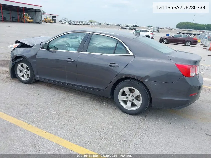 2013 Chevrolet Malibu 1Ls VIN: 1G11B5SA7DF280738 Lot: 40164450