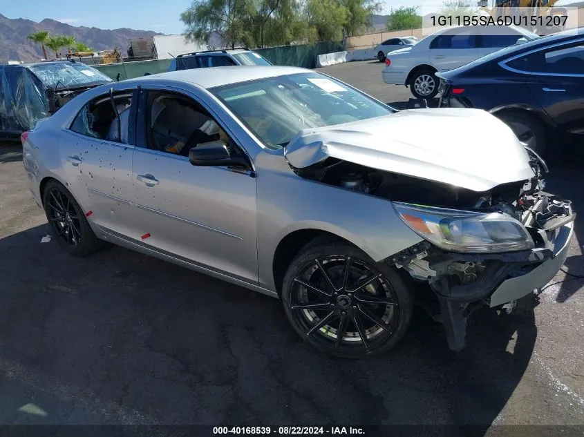 2013 Chevrolet Malibu 1Ls VIN: 1G11B5SA6DU151207 Lot: 40168539