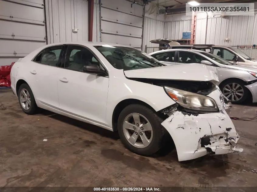 2013 Chevrolet Malibu 1Ls VIN: 1G11B5SAXDF355481 Lot: 40183530