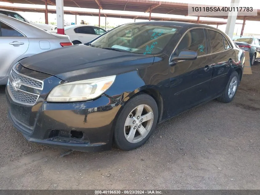 2013 Chevrolet Malibu 1Ls VIN: 1G11B5SA4DU117783 Lot: 40196530