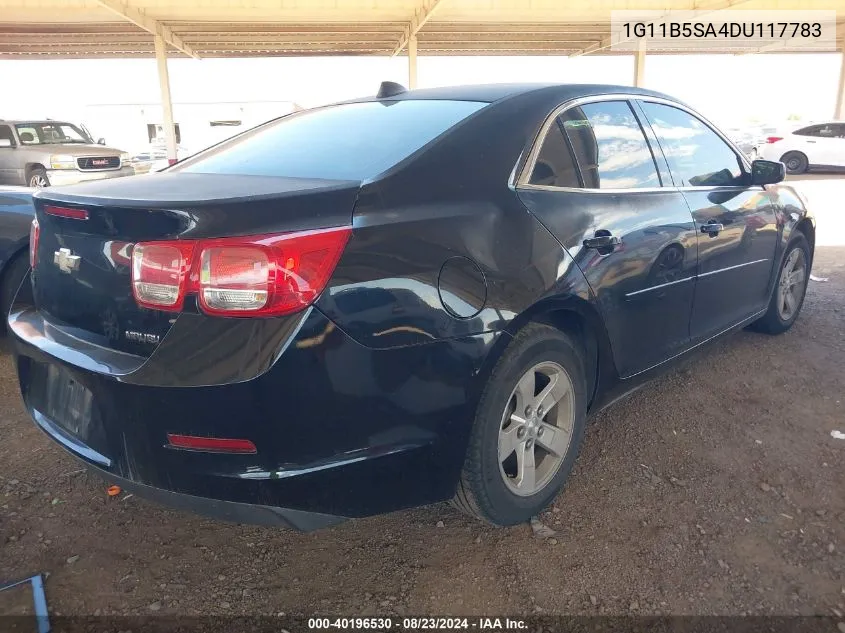 2013 Chevrolet Malibu 1Ls VIN: 1G11B5SA4DU117783 Lot: 40196530