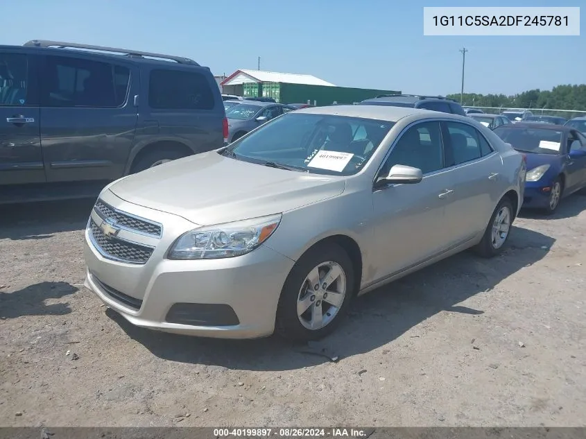 2013 Chevrolet Malibu 1Lt VIN: 1G11C5SA2DF245781 Lot: 40199897