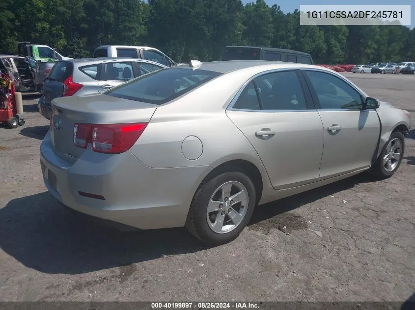 2013 Chevrolet Malibu 1Lt VIN: 1G11C5SA2DF245781 Lot: 40199897