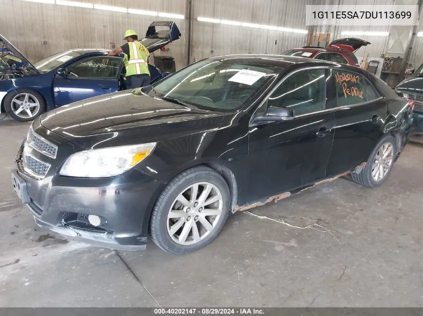 2013 Chevrolet Malibu 2Lt VIN: 1G11E5SA7DU113699 Lot: 40202147