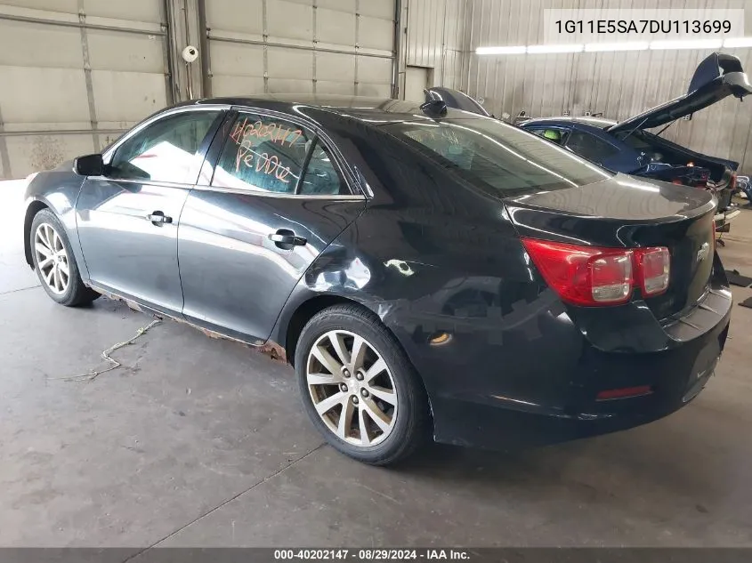 2013 Chevrolet Malibu 2Lt VIN: 1G11E5SA7DU113699 Lot: 40202147