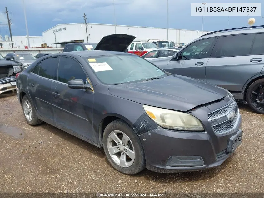 2013 Chevrolet Malibu 1Ls VIN: 1G11B5SA4DF147337 Lot: 40208147