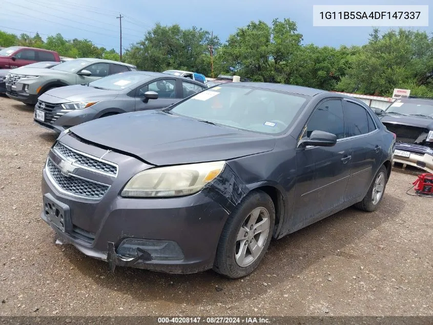 2013 Chevrolet Malibu 1Ls VIN: 1G11B5SA4DF147337 Lot: 40208147