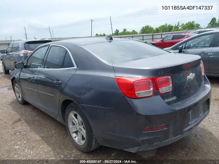 2013 Chevrolet Malibu 1Ls VIN: 1G11B5SA4DF147337 Lot: 40208147