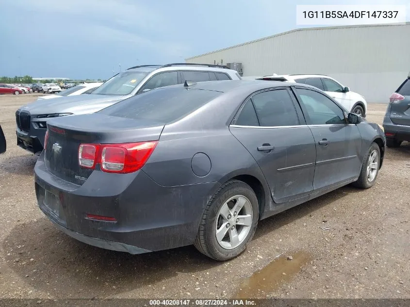 2013 Chevrolet Malibu 1Ls VIN: 1G11B5SA4DF147337 Lot: 40208147