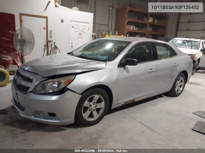 2013 Chevrolet Malibu 1Ls VIN: 1G11B5SA9DF126452 Lot: 40223496