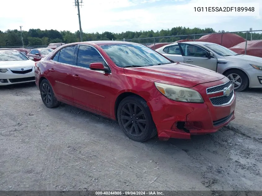 2013 Chevrolet Malibu 2Lt VIN: 1G11E5SA2DF189948 Lot: 40244905