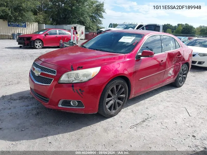 2013 Chevrolet Malibu 2Lt VIN: 1G11E5SA2DF189948 Lot: 40244905