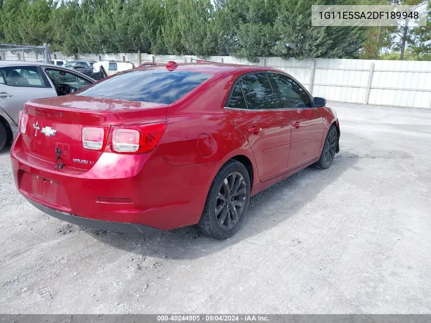 2013 Chevrolet Malibu 2Lt VIN: 1G11E5SA2DF189948 Lot: 40244905