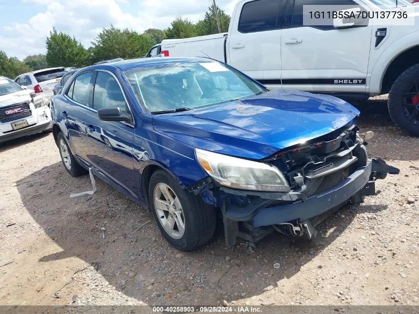 2013 Chevrolet Malibu 1Ls VIN: 1G11B5SA7DU137736 Lot: 40258903