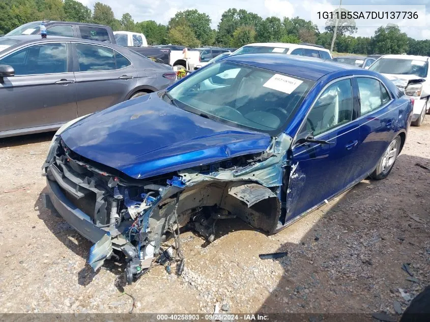 2013 Chevrolet Malibu 1Ls VIN: 1G11B5SA7DU137736 Lot: 40258903