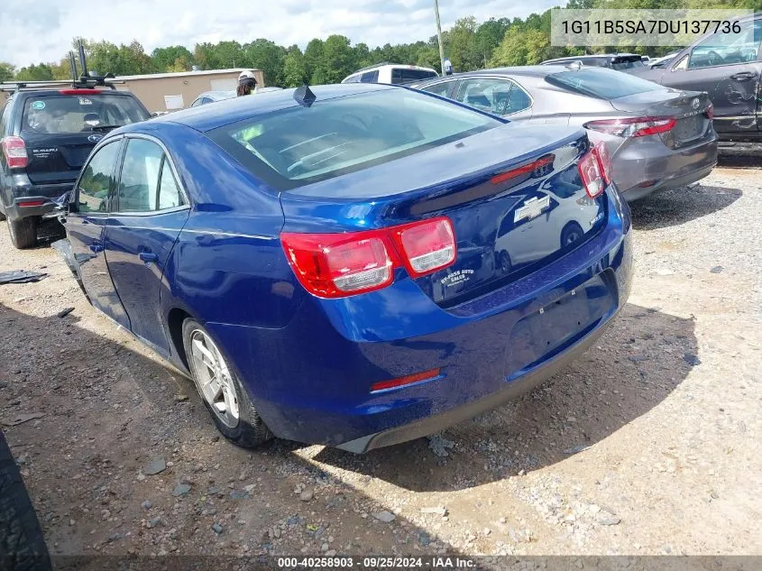 2013 Chevrolet Malibu 1Ls VIN: 1G11B5SA7DU137736 Lot: 40258903