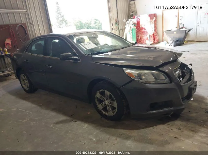 2013 Chevrolet Malibu 1Fl VIN: 1G11A5SA5DF317918 Lot: 40288329