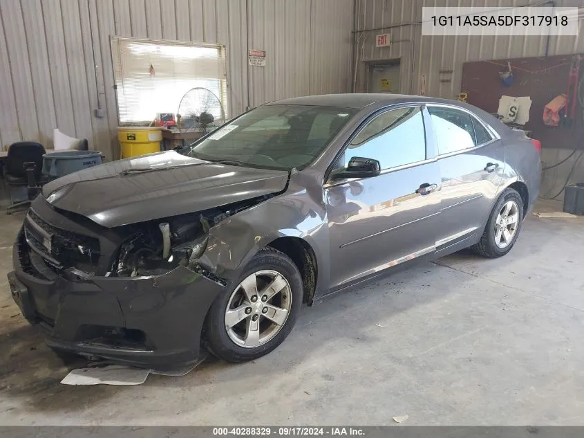 2013 Chevrolet Malibu 1Fl VIN: 1G11A5SA5DF317918 Lot: 40288329