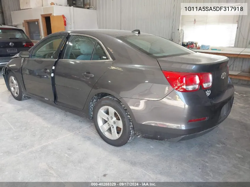 2013 Chevrolet Malibu 1Fl VIN: 1G11A5SA5DF317918 Lot: 40288329