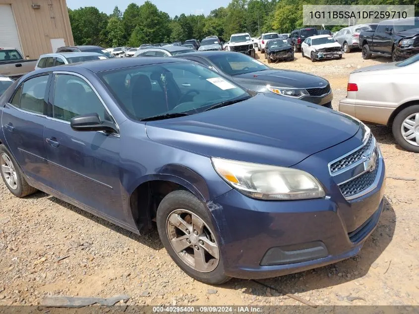 2013 Chevrolet Malibu 1Ls VIN: 1G11B5SA1DF259710 Lot: 40295400