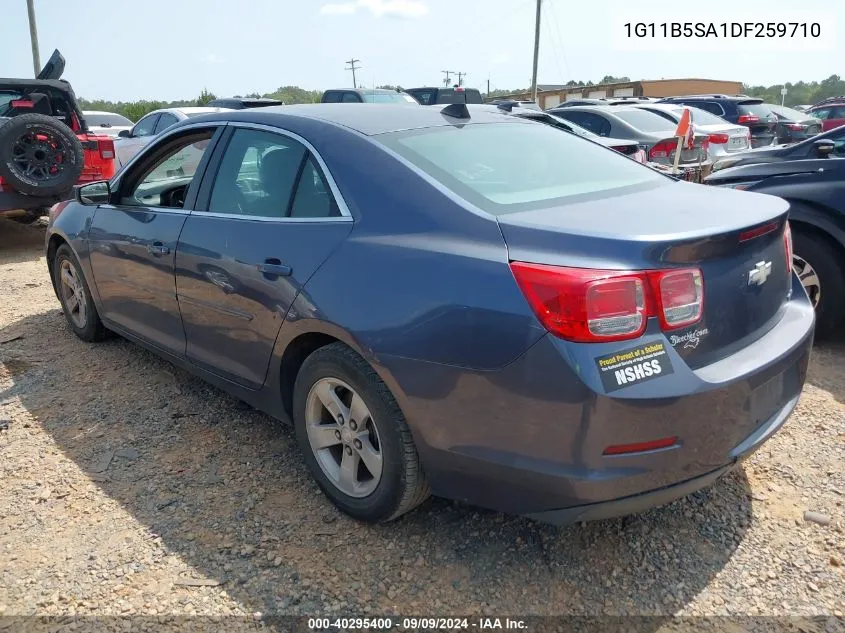 2013 Chevrolet Malibu 1Ls VIN: 1G11B5SA1DF259710 Lot: 40295400