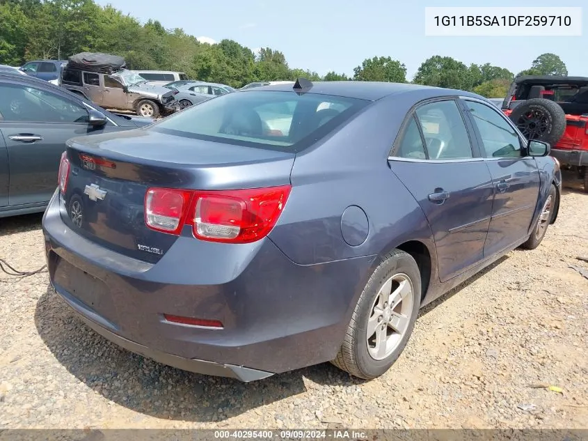 2013 Chevrolet Malibu 1Ls VIN: 1G11B5SA1DF259710 Lot: 40295400