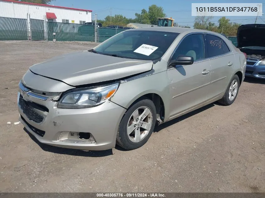 2013 Chevrolet Malibu Ls VIN: 1G11B5SA1DF347768 Lot: 40305776