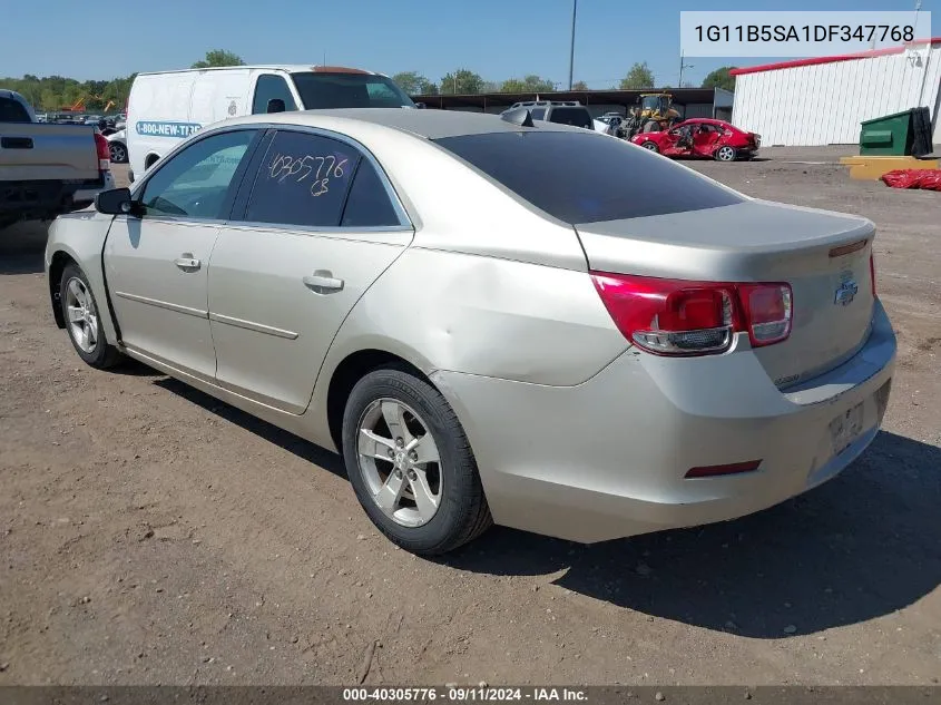 2013 Chevrolet Malibu Ls VIN: 1G11B5SA1DF347768 Lot: 40305776