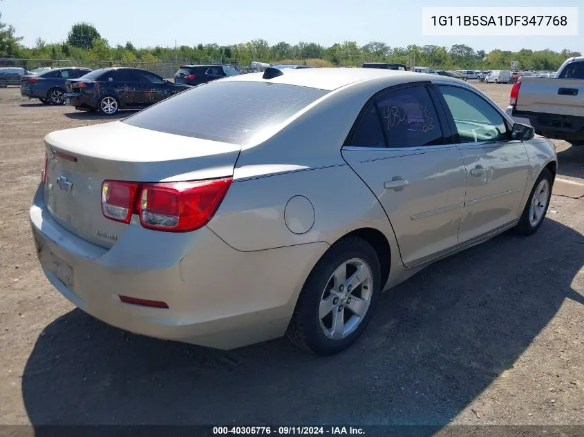 2013 Chevrolet Malibu Ls VIN: 1G11B5SA1DF347768 Lot: 40305776