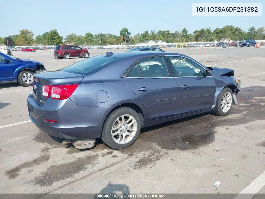 2013 Chevrolet Malibu 1Lt VIN: 1G11C5SA6DF231382 Lot: 40315262