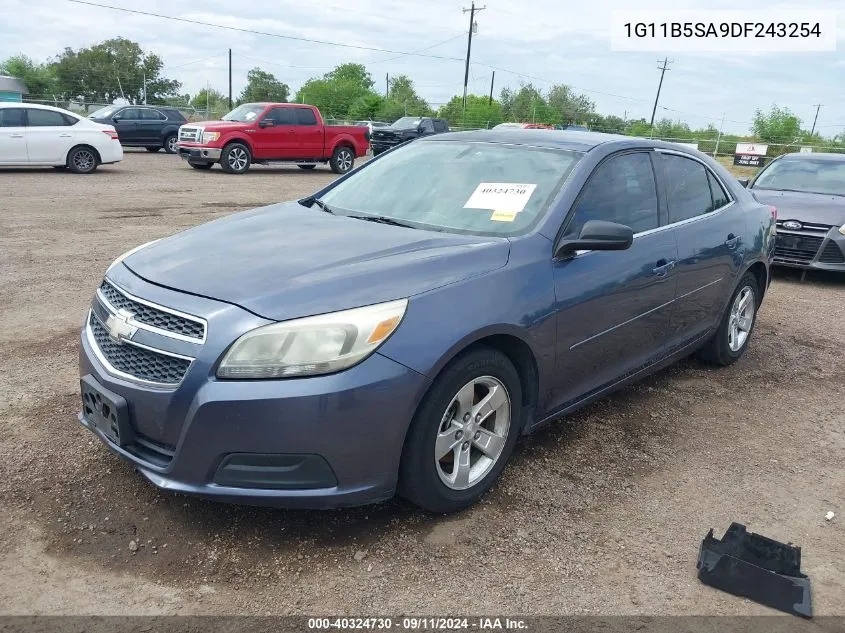 2013 Chevrolet Malibu 1Ls VIN: 1G11B5SA9DF243254 Lot: 40324730