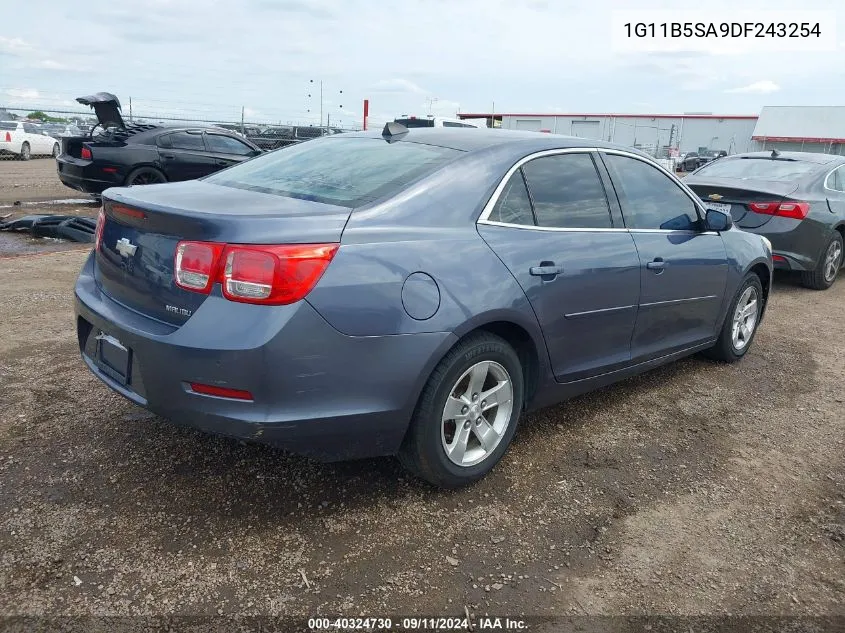 2013 Chevrolet Malibu 1Ls VIN: 1G11B5SA9DF243254 Lot: 40324730