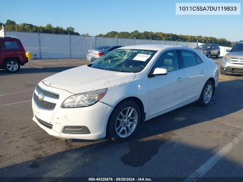 2013 Chevrolet Malibu 1Lt VIN: 1G11C5SA7DU119833 Lot: 40325676