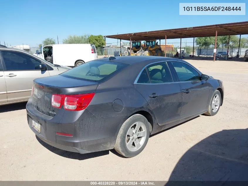 2013 Chevrolet Malibu 1Ls VIN: 1G11B5SA6DF248444 Lot: 40328220