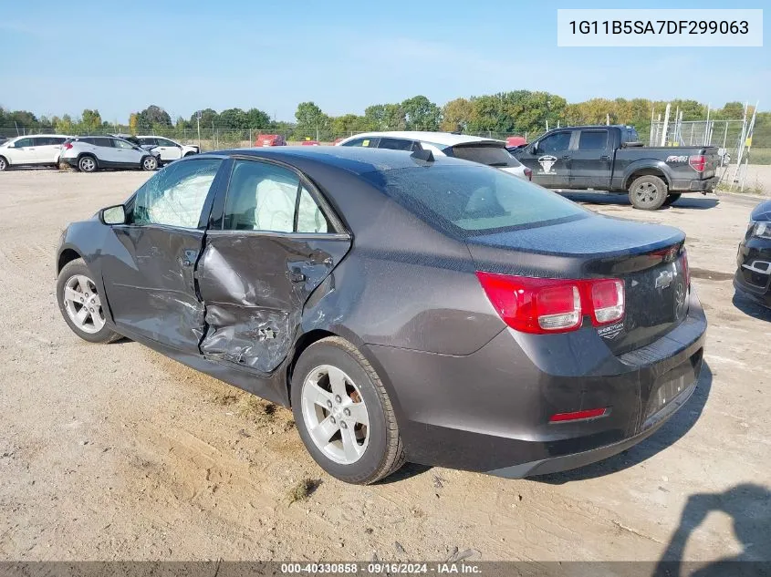 2013 Chevrolet Malibu Ls VIN: 1G11B5SA7DF299063 Lot: 40330858