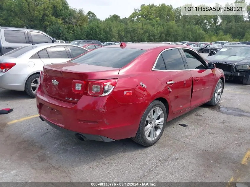 2013 Chevrolet Malibu 1Lz VIN: 1G11H5SA5DF258221 Lot: 40335776