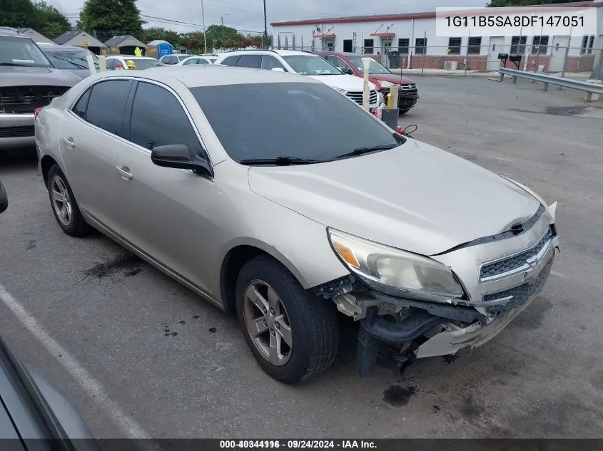 2013 Chevrolet Malibu 1Ls VIN: 1G11B5SA8DF147051 Lot: 40344116