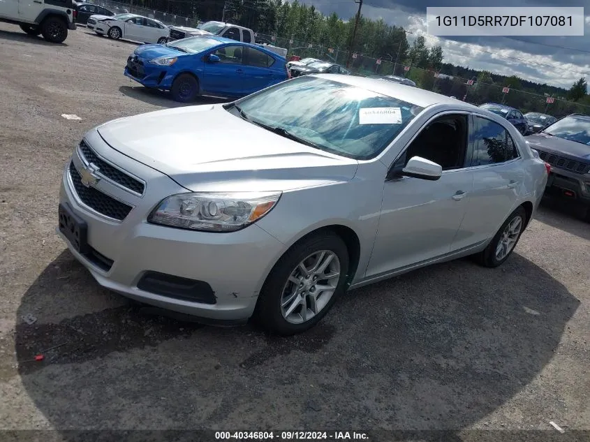 2013 Chevrolet Malibu Eco VIN: 1G11D5RR7DF107081 Lot: 40346804