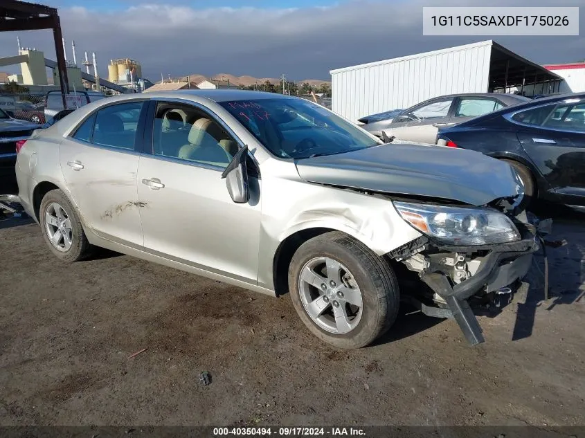 2013 Chevrolet Malibu 1Lt VIN: 1G11C5SAXDF175026 Lot: 40350494