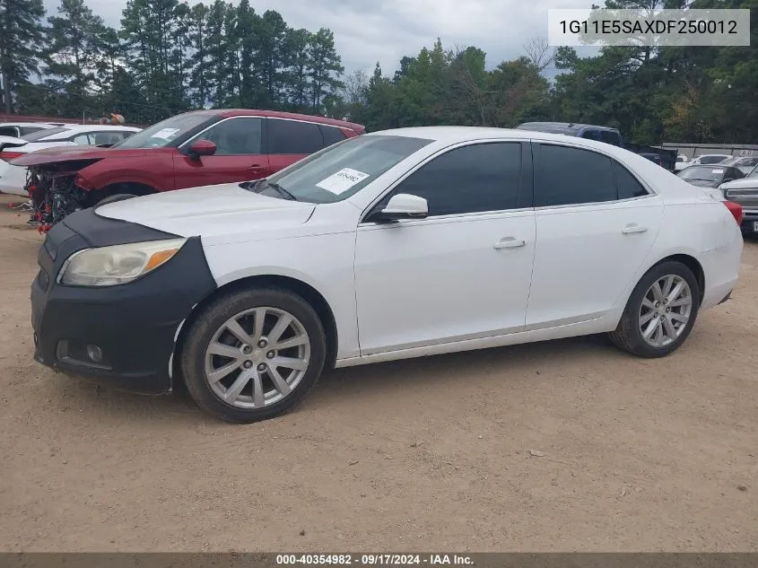 2013 Chevrolet Malibu 2Lt VIN: 1G11E5SAXDF250012 Lot: 40354982